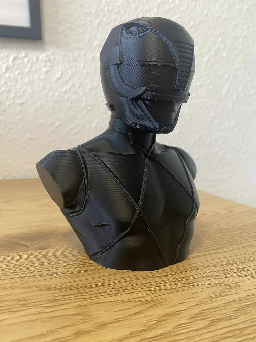 Black Power Ranger Bust - Free 3D Print Model - MakerWorld