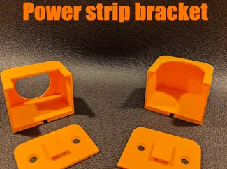Power strip bracket