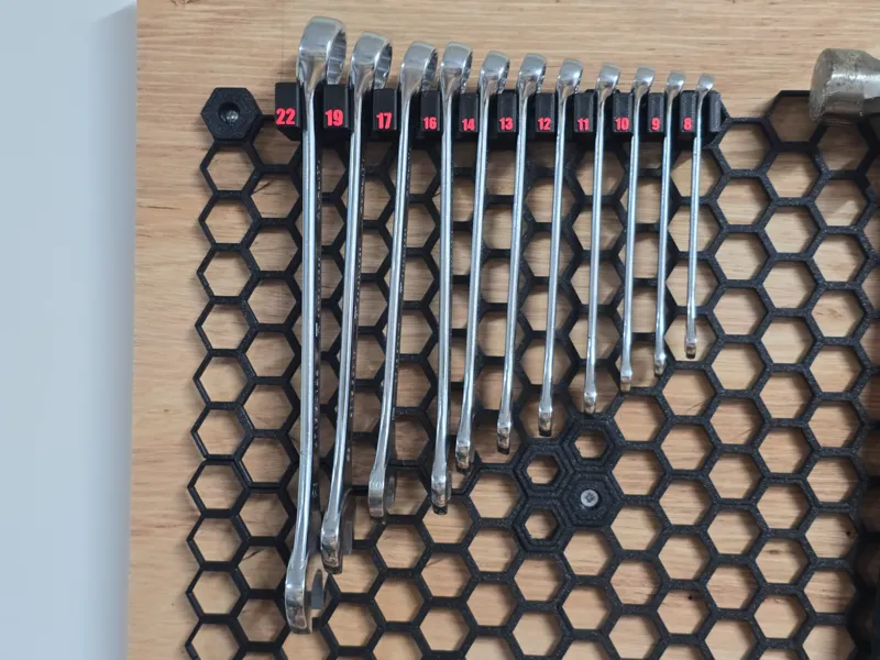 Wurth Spanner Holder Wall Mounted