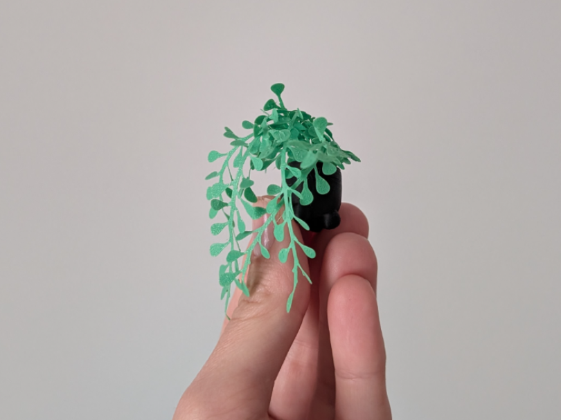 Miniature Plant for Dollhouse - No Supports - 1