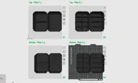 All cups - 0.2mm layer, 2 walls, 15% infill