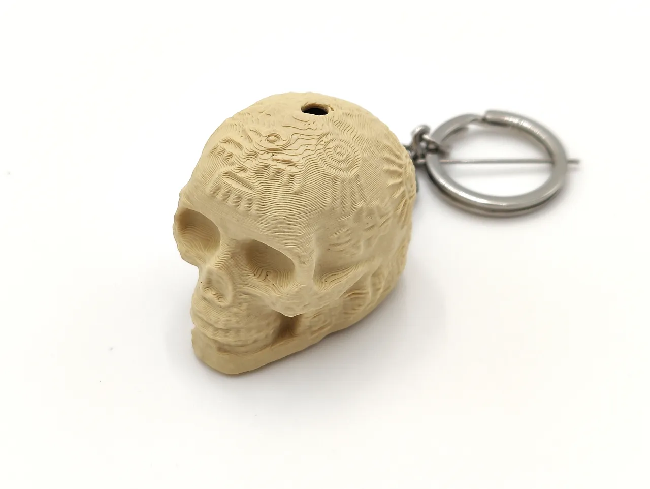 Mayan death whistle keychain - Aztec view 2