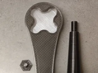 Trend router table crank lever