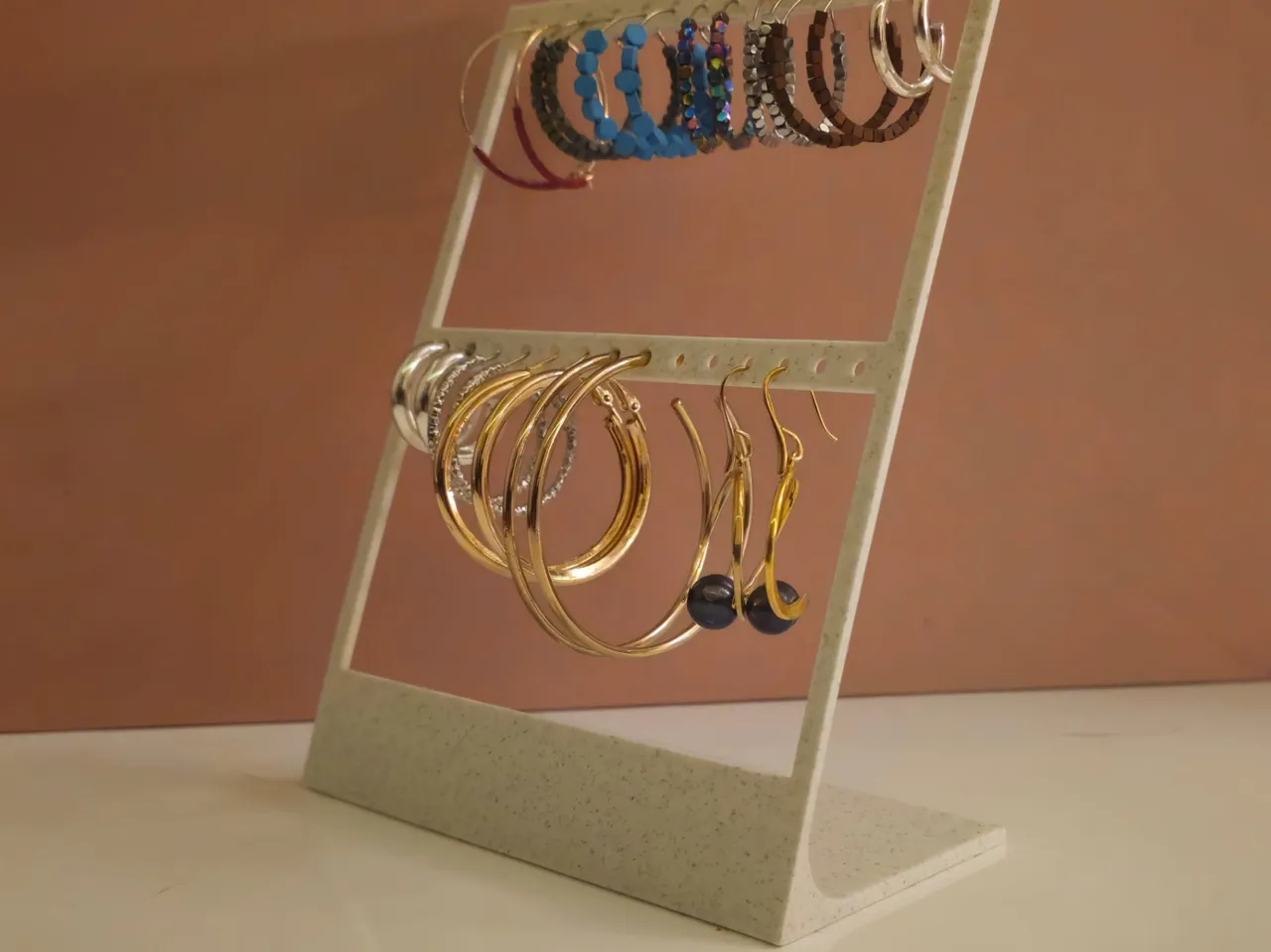 Circular Earring Holder/Stand view 4