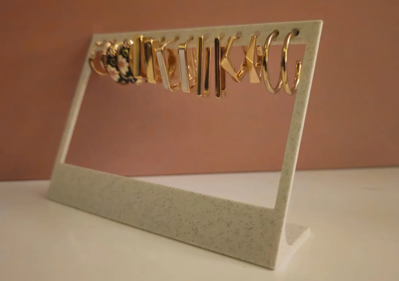 Circular Earring Holder/Stand view 3