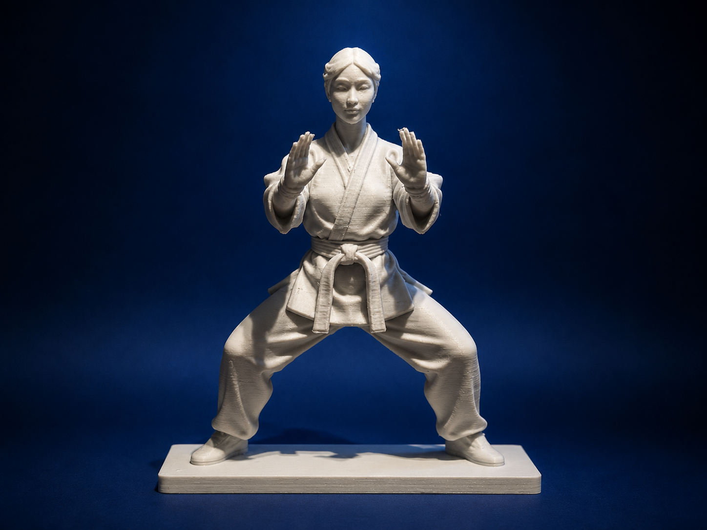 Karate Kiba-Dachi Sculpture