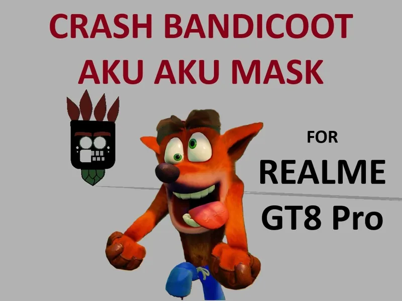 CRASH BANDICOOT AKU AKU MASK for REALME GT8 PRO