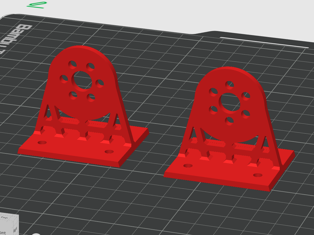 REV DUO Horizontal Motor Bracket