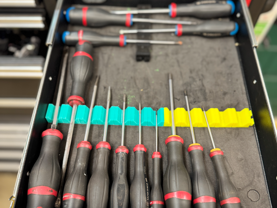 Modular Magnetic Screwdriver Organiser