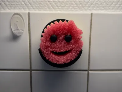 Scrub Daddy Wall Holder with Drainage Hole