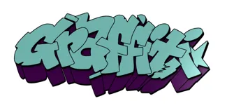 3d model of graffiti