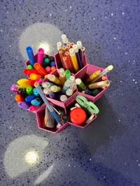 Organiseur de bureau hexagonal à étages — photo 3