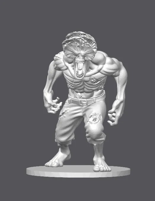 Zombie Clicker Type Zombie Variant: Clicker - Free 3D Print Model - MakerWorld