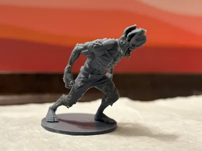 DnD Miniature Zombie Variant: Clicker