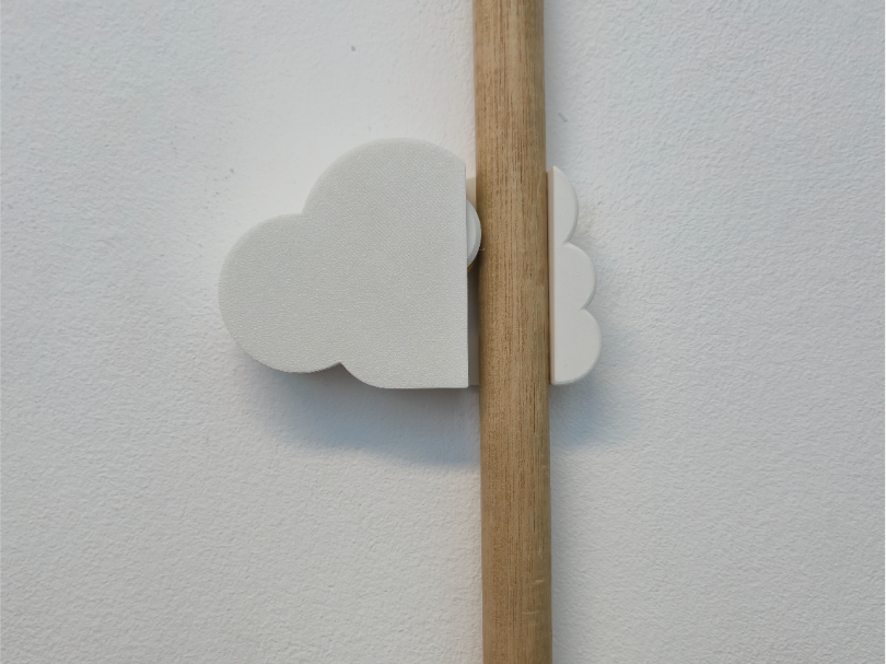 Broom Holder - Cloud 3D model