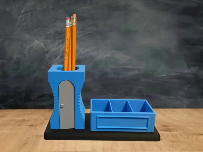 Pencil Sharpener Desk Organizer