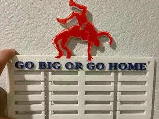 Wrestling Medal Hanger