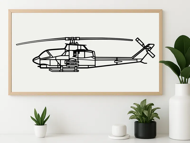 AH-1 Cobra (Silhouette)