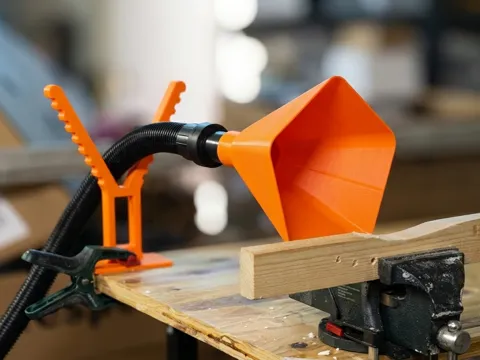 Modelo para impresión 3D: Universal Dust Funnel | Absaugung & Schlauchhalter — referencia de MakerWorld