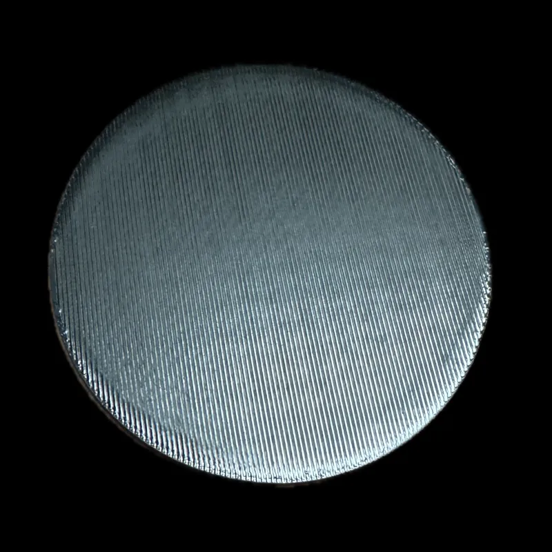 Cleaning disc for stuck filament on textured plate