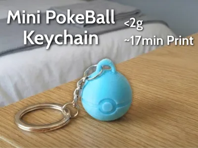 Pokeball Mini Keychain Pokemon