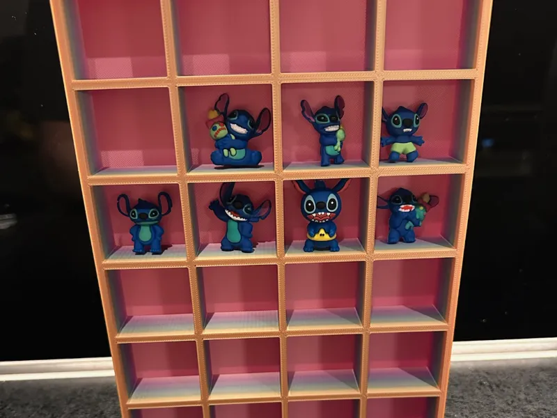 Display case for small figurines