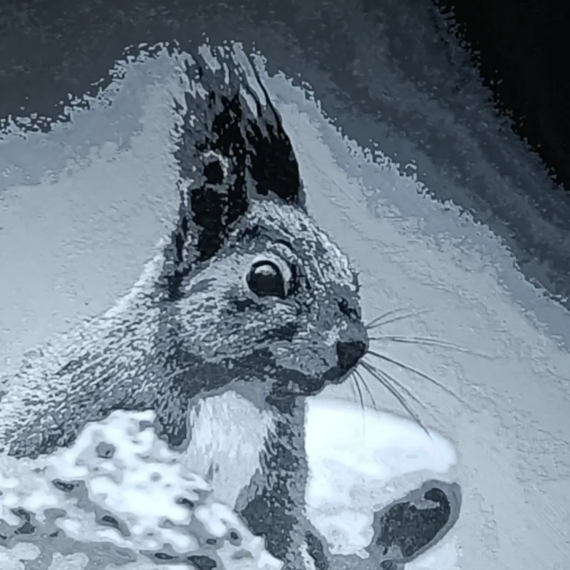 Squirrel Hueforge - Scoiattolo - Painting Animals