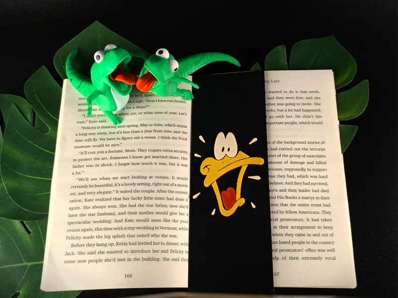Happy Daffy Duck Bookmark