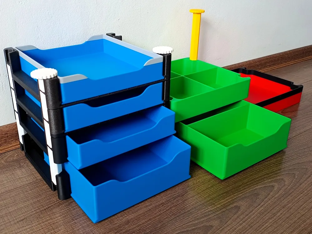 Versatile Stackable Storage Box System (new dim.) Remixed by Jakub ...