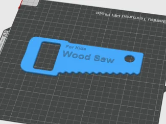 Flat Toy Wood Saw