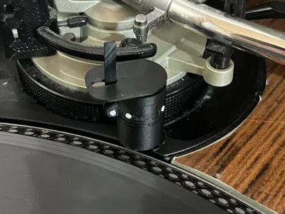 Tonearm Lifter - 99% 3D Printed! Everything is 3D printed except for the double-sided tape