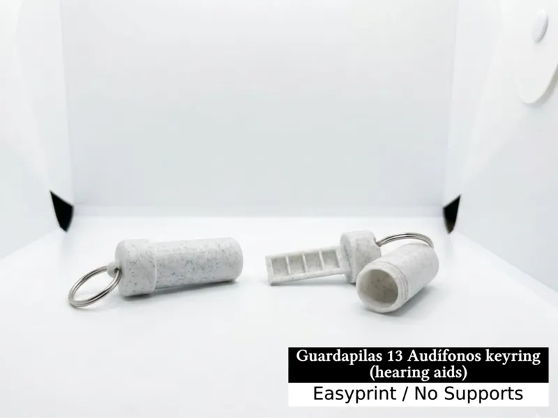 Guardapilas 13 Audífonos keyring (hearing aids)