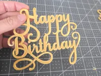 Joyeux anniversaire (topper de gâteau) — photo 1