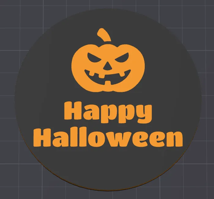 Halloween Coaster (Glass, cup)