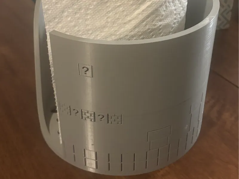 Super Mario Paper Towel Holder