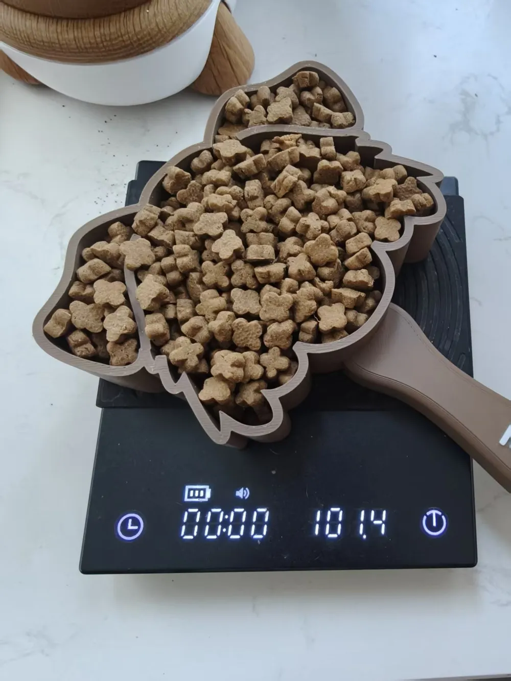 Coffee Border Collie food scoop (customizable name) - Free 3D Print ...