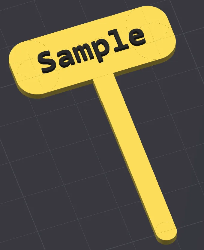 Rounded Simple Planter Label - Kid safe! by user_3977800322 - MakerWorld