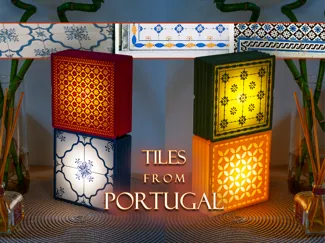 Tiles from Portugal (Wall, Desk or Stackable Lamp)