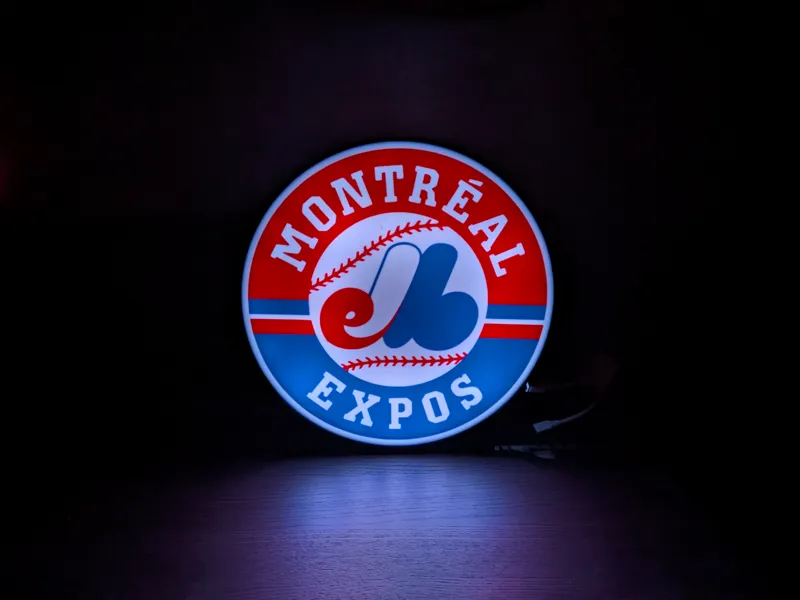 Montreal Expos Logo Lightbox