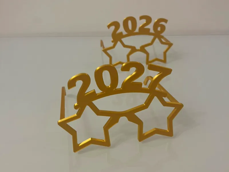 2027 New Year's Eve Glasses