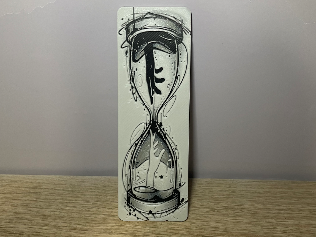 marcapaginas reloj arena