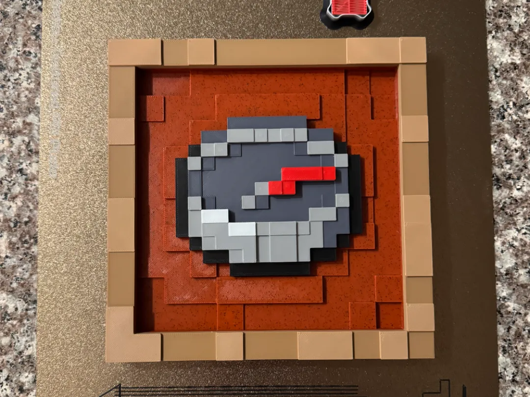 Compass - Minecraft Item Frame - Free 3D Print Model - MakerWorld