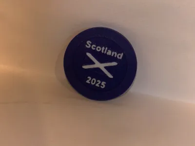 Scotland 2025 ball marker