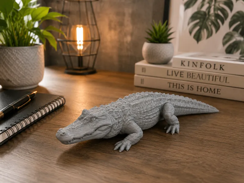 River King Crocodile- 3D Print Model