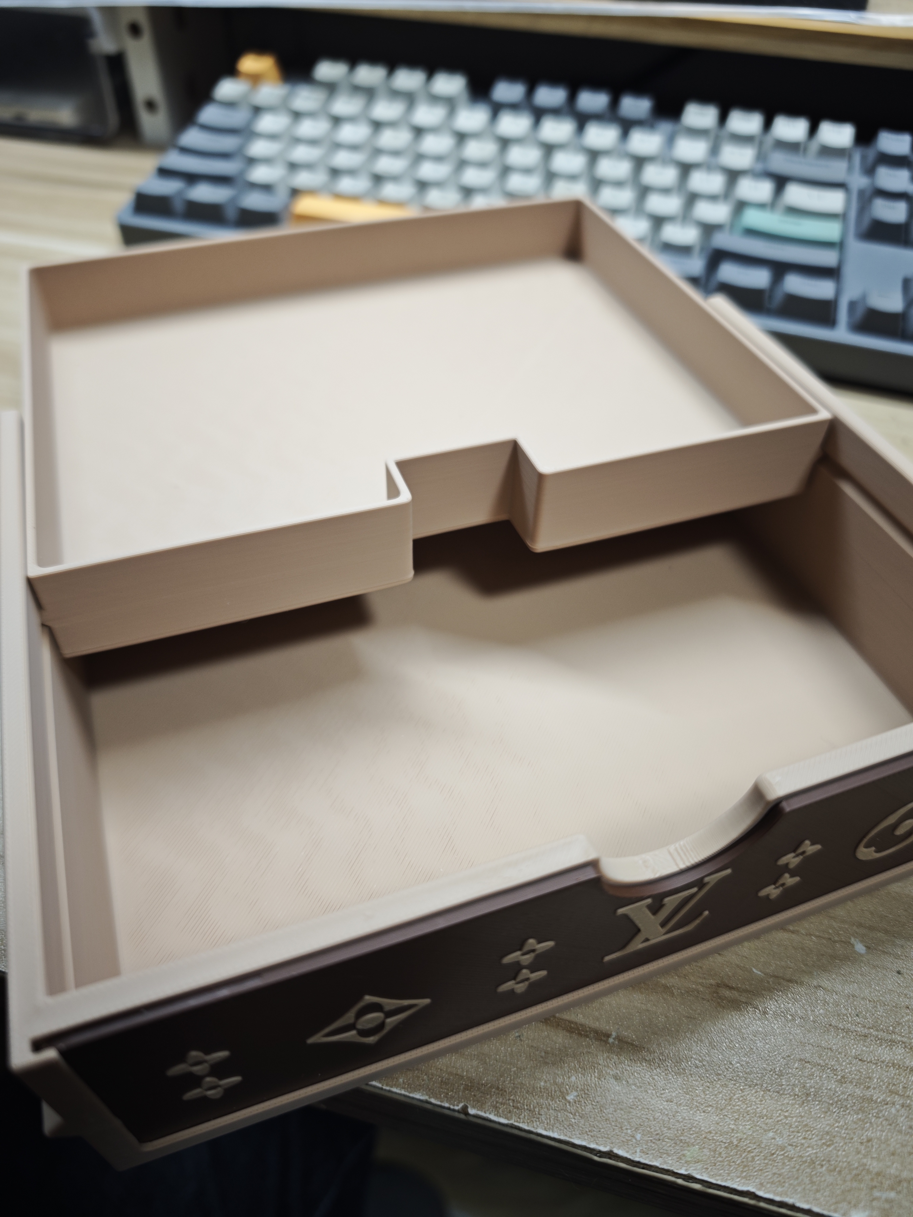 Miniatura 2 do modelo 3D Supreme抽屉柜4层版/可堆叠