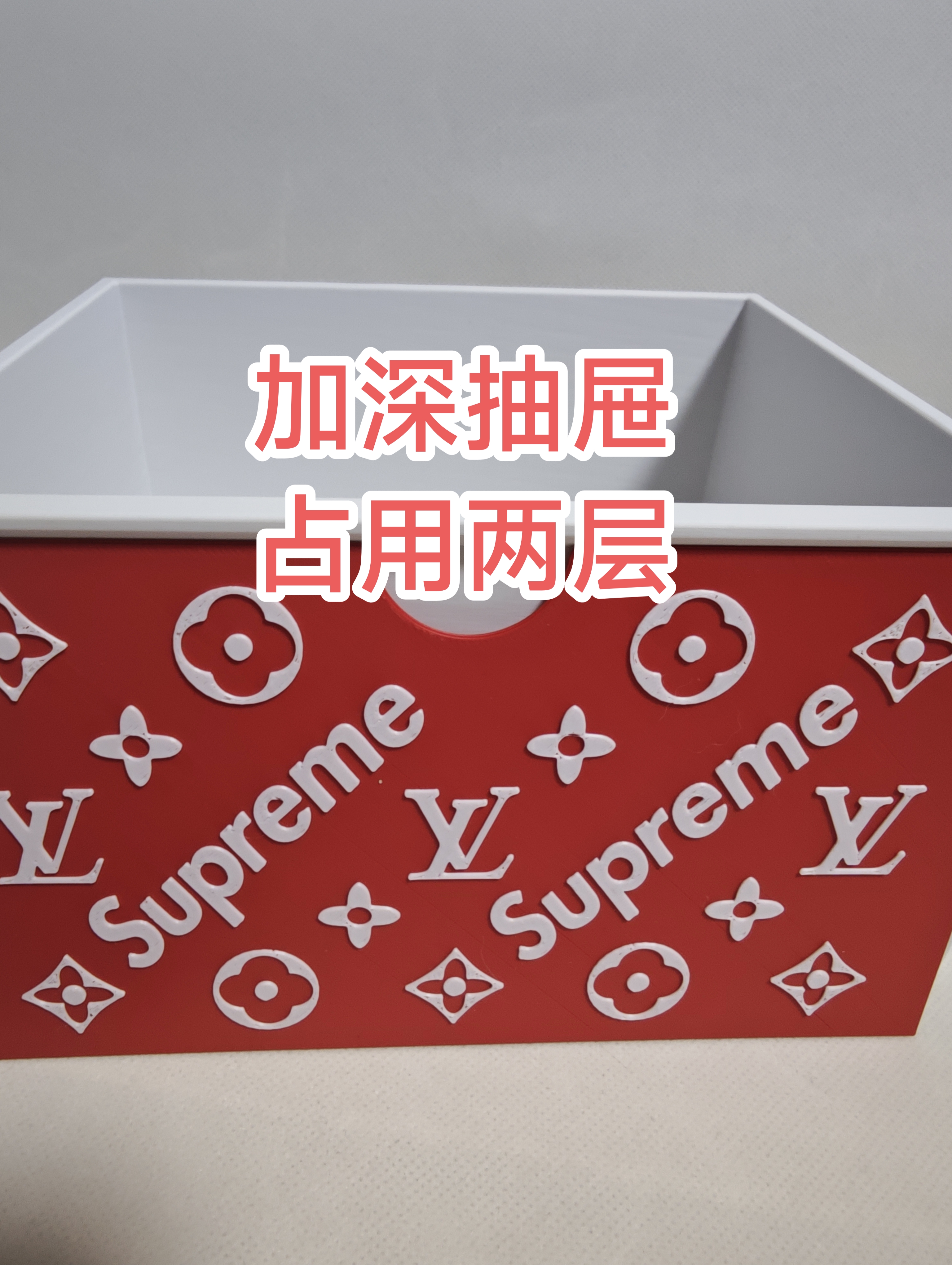 Miniatura 5 do modelo 3D Supreme抽屉柜4层版/可堆叠