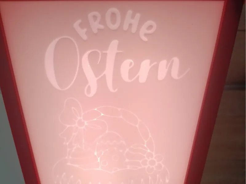 Osterscheiben für die Weihnachtslaterne