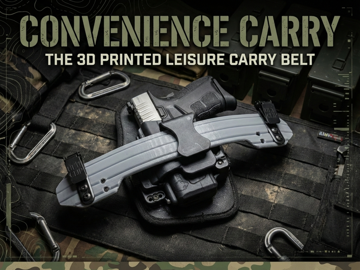 Convenience Carry - 3D Printed Leisure Carry Belt