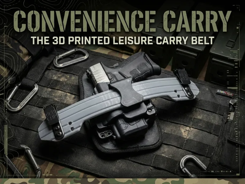Convenience Carry - 3D Printed Leisure Carry Belt