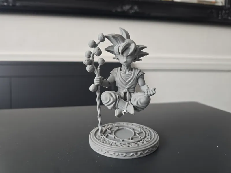 Kid Goku Meditating – Levitation